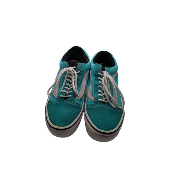 Women's Size 10, Men's Size 8.5 VANS Ward Canvas Lo Sneakers Blue Unisex EUC - Picture 2 of 16